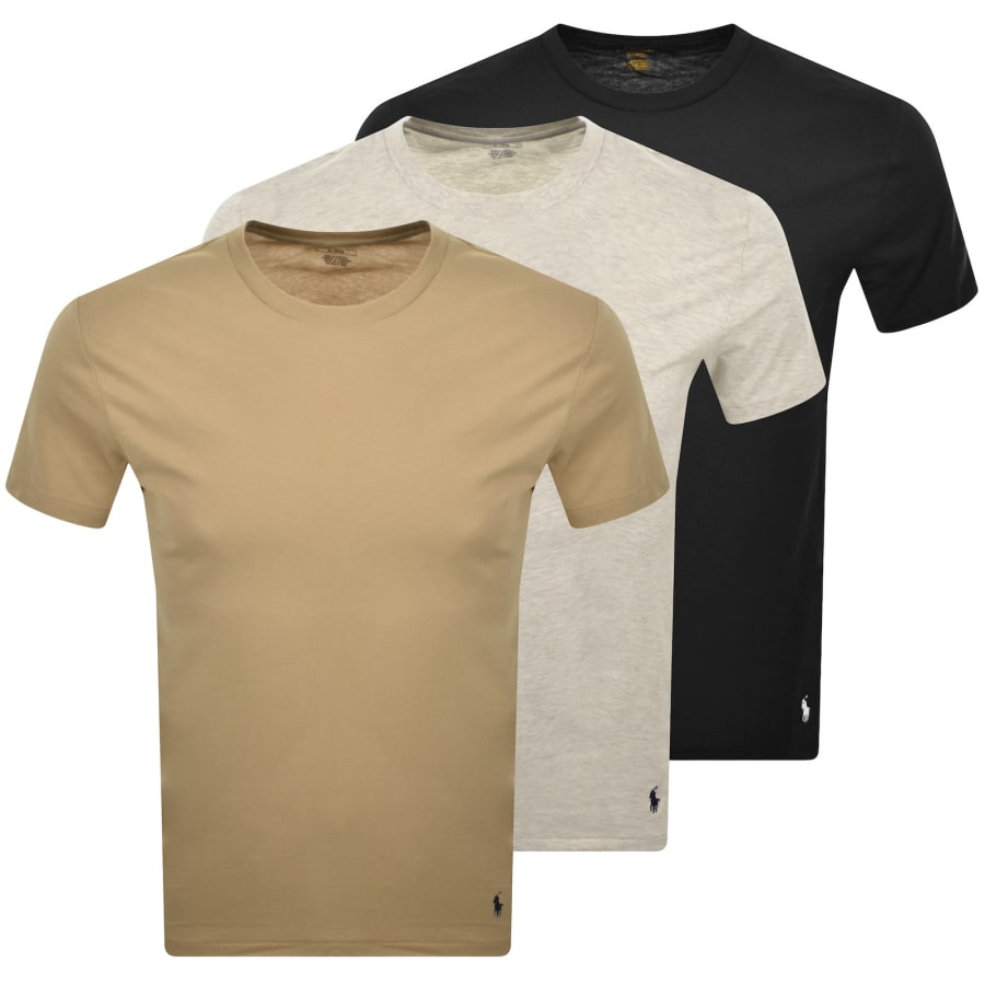 Ralph Lauren 3 Pack Short Sleeve T Shirts | Mainline Menswear se